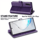 thumbnail image 1 of For Galaxy Note 8 Note 9 Note 10 Note 10 Plus Note 20 Note 20 Ultre Wallet Case, [Included Glass Screen Protector][RFID Blocking] Flip Folio Leather Cell Phone Cover With Credit Card Holder For Samsun, 1 of 3