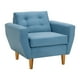 thumbnail image 2 of Sofa Bote 1c Felpa 04 Azul Petroleo, 2 of 6