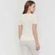 thumbnail image 2 of Polera Mujer Textura Poliéster Reciclado Crudo Corona, 2 of 5