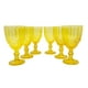 thumbnail image 1 of Juego copas de vidrio para vino colores 340ml 6 pieza amarillo, 1 of 2