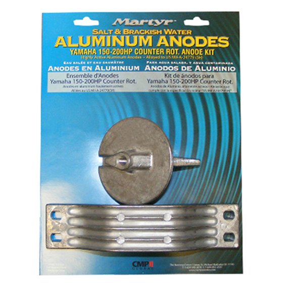 Kit de ánodos de aluminio Martyr CMY150KITA para Yamaha 150-200 HP