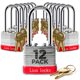 thumbnail image 1 of Candado con forma de león con 12 llaves iguales y 2 grilletes largos de 24 llaves, 1 of 7
