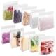 thumbnail image 1 of 10 bolsas reutilizables para congelar alimentos, bolsas para sándwiches, bolsas con cierre hermético con fondo expandible para marinar carnes, frutas, sándwiches, verduras, cereales y artículos de via, 1 of 7