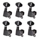 thumbnail image 1 of Clavijas afinadoras de afinación para guitarra 6R Sealed Gear Cabezales de máquina para guitarra Negro, 1 of 5