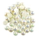 thumbnail image 2 of 100 piezas de media perla plana espalda 8mm scrapbooking para diy artesanal beige, 2 of 4
