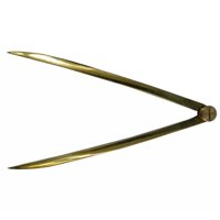 Magideal - Divisor De Cartas Náuticas Recto, Herramienta De División Marina De 17 Cm Y 20 Cm, Divisor Resistente, Herramienta De Dibujo De Óxido Para Arquitectos 170Mm