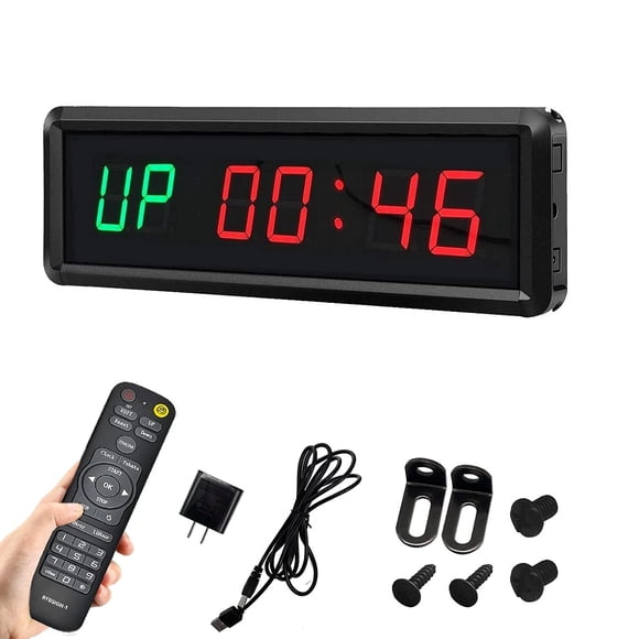 Reloj temporizador LED BTBSIGN con cuenta regresiva y cronómetro