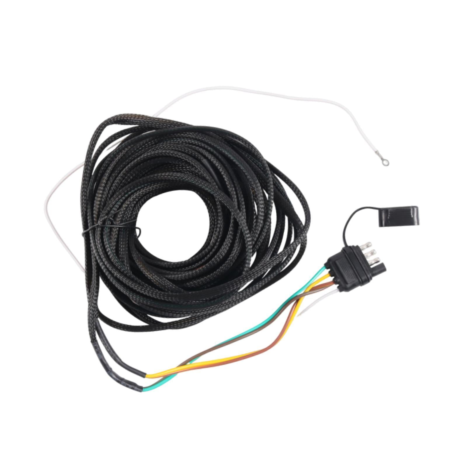 Ioensy - Kit De Arnés De Cableado Para Remolque De 26 Pies, Cableado De Enganche De Remolque Para Luces De Freno De Rv, Tejido