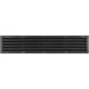 thumbnail image 2 of Rejilla de ventilación para puerta, HVAC OV, 45 cm x 9,2 cm, doble cara, negra, 2 of 7