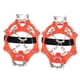 thumbnail image 1 of 1 Par De Zapatos De 13 Dientes Cubiertas De Botas Crampones Hielo Nieve Antideslizante Pinza Naranja M, 1 of 5
