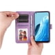 thumbnail image 4 of Funda tipo cartera FOXDOCK para OPPO Find X5 Lite , diseño girasol en relieve, cuero PU, cierre magnético, soporte y tarjetero, 4 of 5