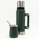 thumbnail image 2 of Termo De Acero Inoxidable 1.3 Litros + Mate 236ml Con Bombilla Color Verde, 2 of 6