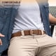 thumbnail image 4 of Cinturón elástico para hombre, tejido trenzado de 1 3/8" para golf, pantalones casuales, camisas y jeans., 4 of 7