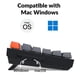 thumbnail image 3 of Teclado mecánico inalámbrico Keychron K8 Bluetooth tipo C rojo, 3 of 9