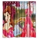 thumbnail image 1 of Cortina de ducha de La Bella y la Bestia, juego de cortinas de baño con ganchos, tamaño 60 x 72 pulgadas, 1 of 3