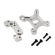 thumbnail image 1 of Soporte De Torres De Choque Delantero Y Trasero RC Para Repuestos De Camiones Wltoys 124016, Plateado, 1 of 4