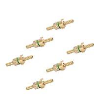 Ioensy - 6 Piezas De Conectores De Púas Para Manguera De 8,5 Mm, 2 Vías, Rectos, Para Agua