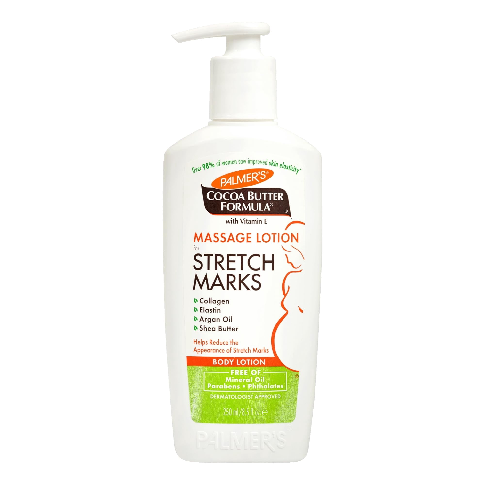 Loción Palmer's Con Manteca De Cacao Para Estrías, 250 Ml, Con Colágeno