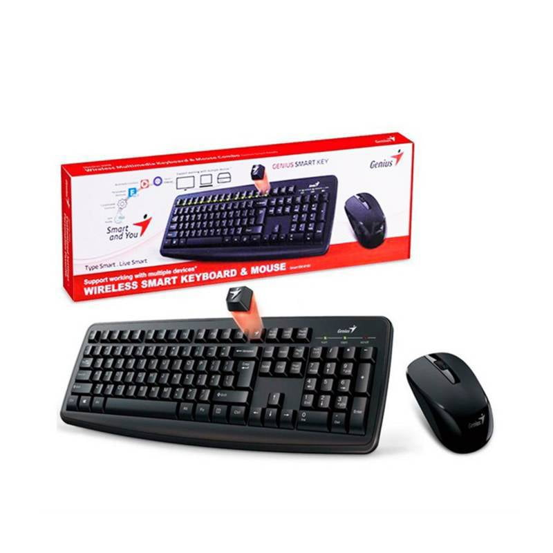 Kit Teclado + Mouse Inalámbrico Genius Km-8100