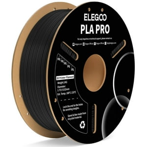 Filamento Para Impresora 3D Elegoo Pla Pro, 1,75 Mm, Negro, 1 Kg
