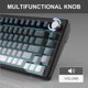 thumbnail image 4 of Teclado MageGee STAR75 con interruptores rojos y control de perilla, 4 of 7