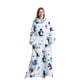 thumbnail image 1 of Polerón Polar Bata Con Capucha Felpa Manta Frazada Sherpa Blanco Pingüino, 1 of 5