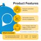 thumbnail image 4 of Almohadilla de Posicionamiento Corporal FocusPad Sensorial de Special Needs Essentials, 4 of 8