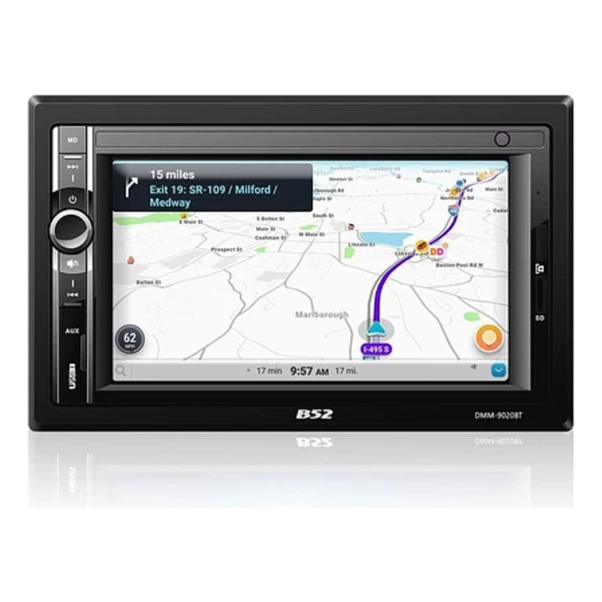 Radio Auto Pan Tactil6.2 208w Bt/android/ios B52 Dmm-9020bt