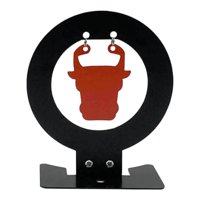 Magideal - Objetivo De Práctica De Tiro De Acero Al Carbono Profesional Para Interiores Y Exteriores, Portátil, De Metal. Toro