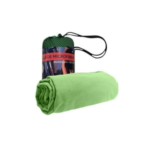 Pro Outdoor - Toalla Microfibra Suede Verde Verde L