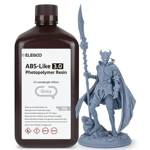 Impresora 3D De Resina Elegoo Mejorada Tipo Abs 3.0, 2 Kg, Gris