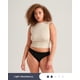 thumbnail image 2 of Tanga Saalt Sin Costuras de Absorción Ligera – Negro Volcánico (talla pequeña), 2 of 8
