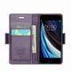 thumbnail image 4 of CaseMe tipo cartera iPhone SE 2020/2022 con cierre magnético, RFID, tarjetero, soporte, carga inalámbrica, 4 of 5