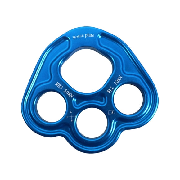 Paw Rigging Plate Sistema De Aparejo Multiusos Equipo De Escalada Ligero Azul