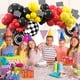 thumbnail image 4 of Arco Con Forma De Guirnalda Con Forma De Globo Para Coches De Carreras 178 Unidades Con Banderas A Cuadros, 4 of 6