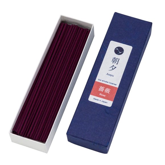 Incienso Asayu Japan Rosa 20 g Bajo Humo 100 %