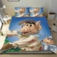 thumbnail image 1 of ALF La Serie Animada Conjunto de sábanas temático, trío de piezas, cómodo y amigable con la piel, diseño único, regalo de decoración para el hogar para familiares, amigos y fans,173cm *218cm, 1 of 6