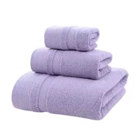 Genérico - Pack 3 Toalla Cuerpo Mano Cara 100% Algodon Suave Absorbente
