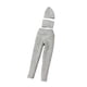 thumbnail image 5 of Uniforme De Ropa De Muñecas Femeninas A Escala 1/6 Para Figuras De Muñecas De Mujer De 12 Pulgadas Accs 3 Piezas Gris, 5 of 5