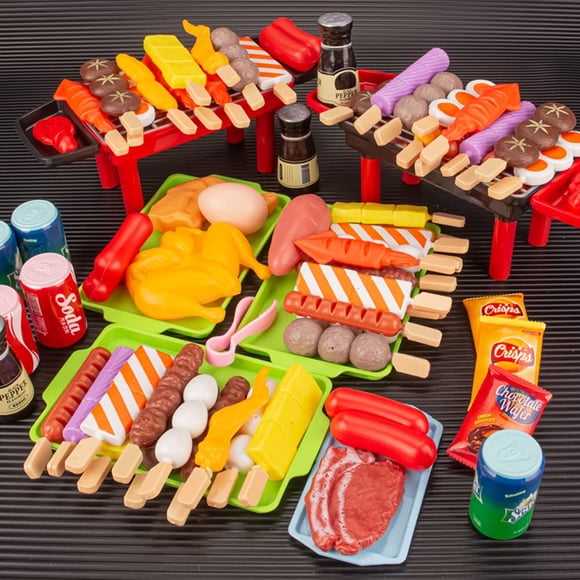 Barbacoa Grill Playset de juguete para cocinar, barbacoa, cocina, para niños