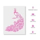 thumbnail image 2 of Plantilla de Pavo Real – Diseño de Pluma Revolucionario, 2 of 8