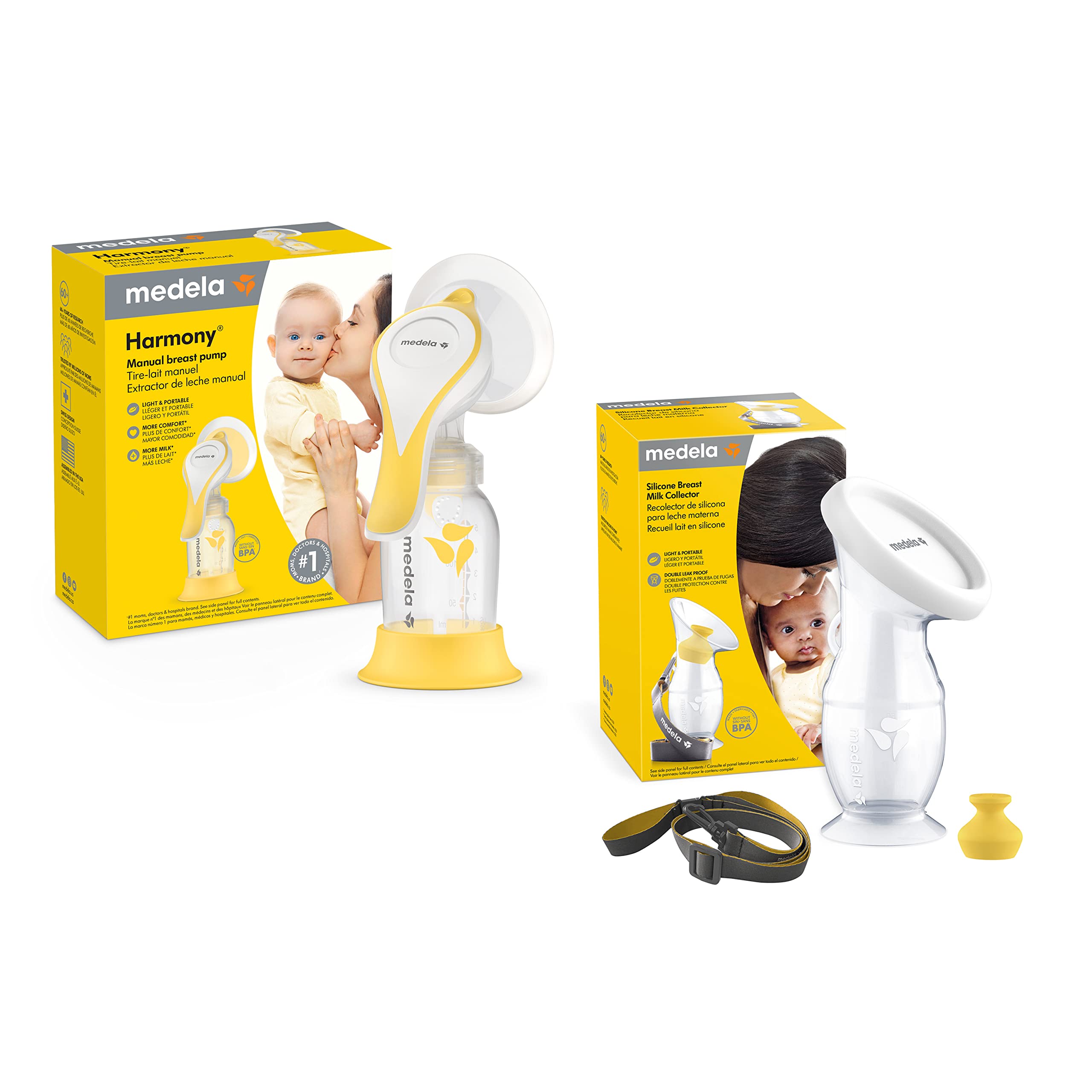 Medela - Extractor De Leche Manual Harmony Con Colector De Silicona