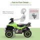 thumbnail image 3 of Auto de paseo para niños Aosom Ride Racer con LED y música, verde, 3 of 9
