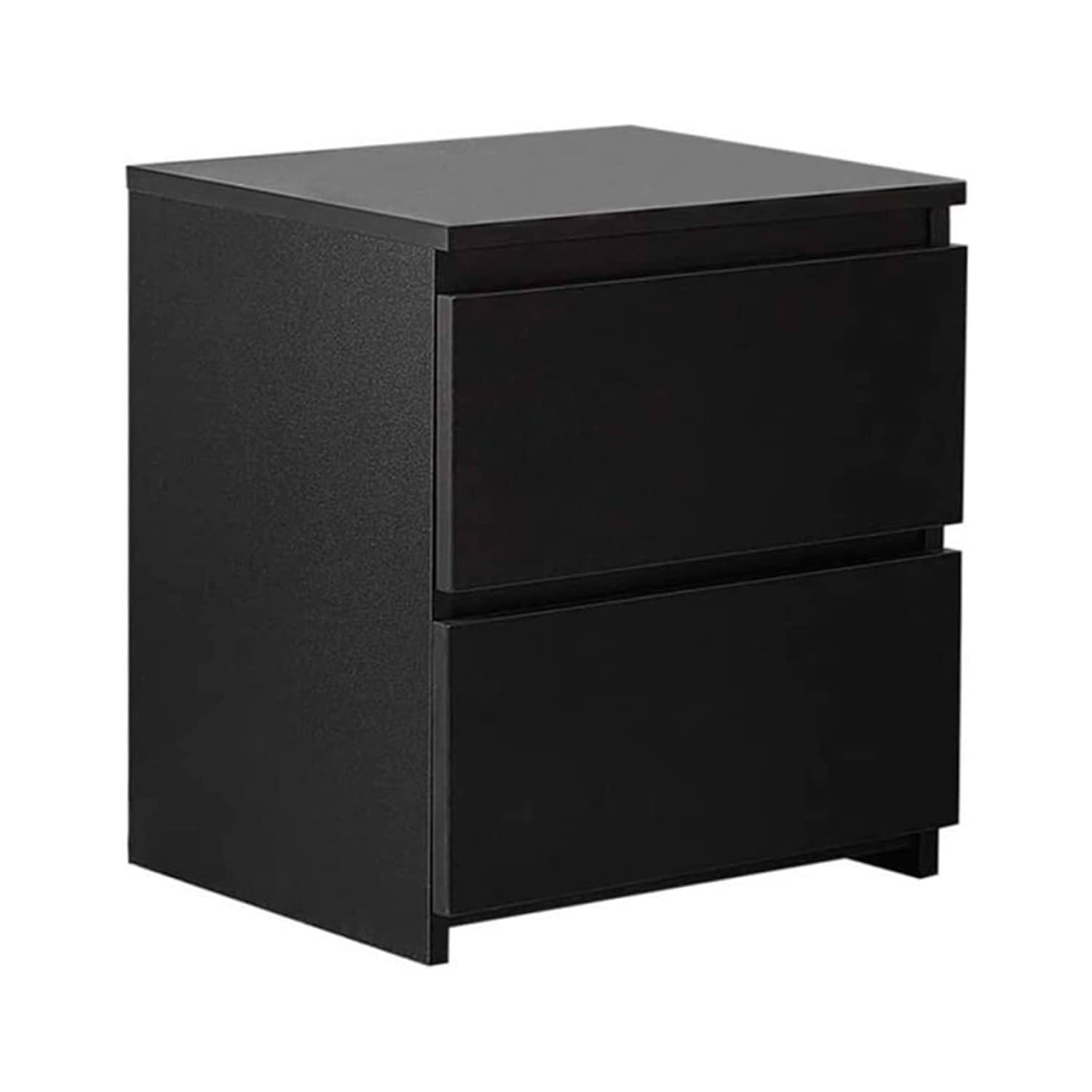 Klik Muebles - Velador Cajon Doble Minimal Oscuro