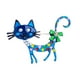 thumbnail image 2 of Broche De Gatito, Accesorios De Disfraz Para Ni?as Adolescentes, Alfileres Esmaltados Divertidos De Aleación, Azul, 2 of 5