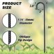 thumbnail image 2 of FEED GARDEN 16 Inch Rebar Stakes 8 Pack, Heavy Duty J Hook, 2 of 3