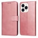 thumbnail image 1 of Funda Billetera para iPhone 14 Pro con Porta Tarjetas y Soporte Ajustable Rosa, 1 of 6