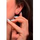 thumbnail image 3 of Piercing Helena labret 8mm 16G zirconias Titanio PVD, 3 of 3