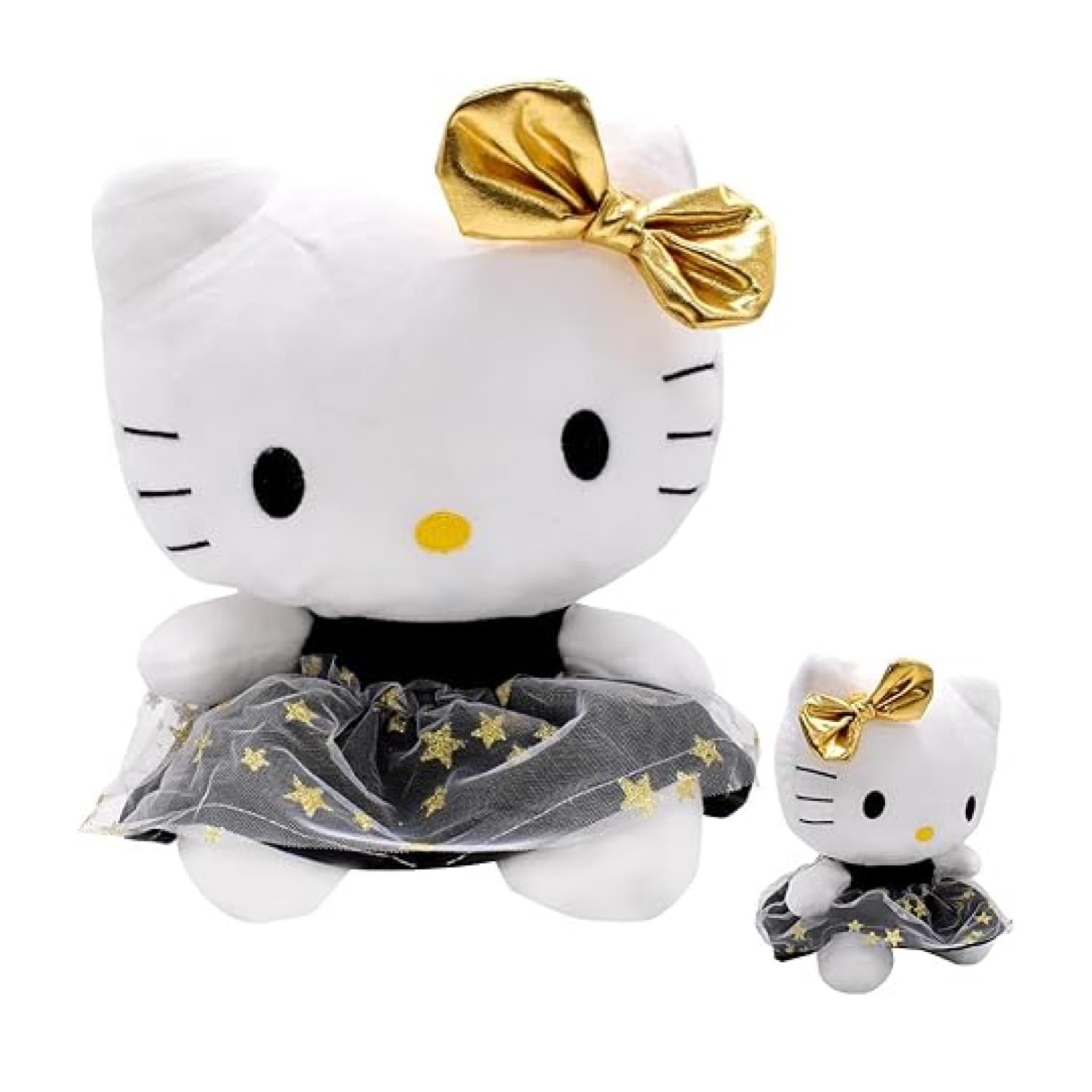 Total E-commerce - Juguete Peluche Hello Kitty 23cm Vestido Negro Infantil