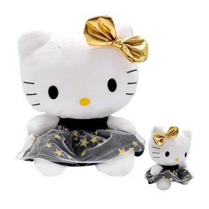 Total E-Commerce - Juguete Peluche Hello Kitty 23Cm Vestido Negro Infantil
